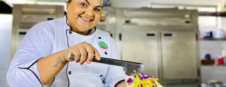 Geórgia Goiana, chef de cozinha do Giardino Buffet