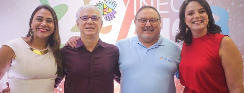 Natália Martins, diretora de Sustentabilidade do MSM; Stélio Gama, diretor presidente do Inec; Rino Bonvini, presidente do MSM; Helda Kelly Lima, diretora adminstrativa e socioambiental do Inec
